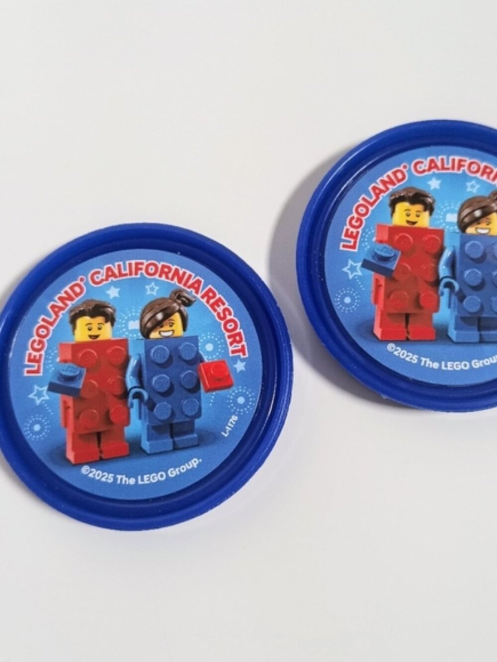 Legoland California Limited Edition 4th of July Red White and Blue Pop Bage Lot
